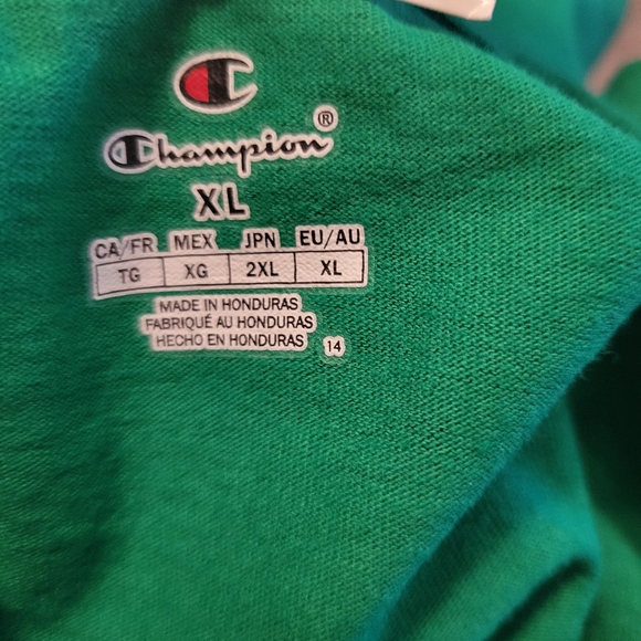 NWT Champion Green Graphic Men's T-Shirt Size XL - Picture 2 of 6